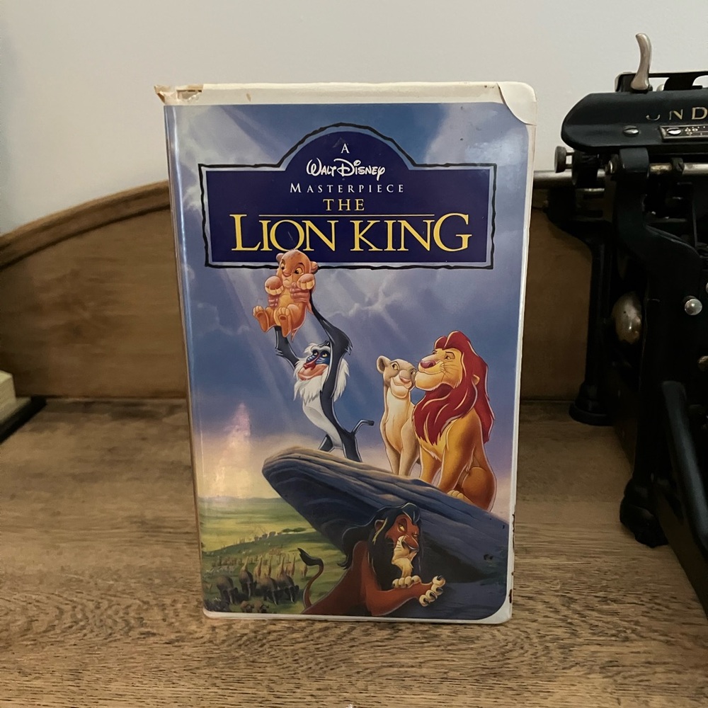 The Lion King VHS Tape Disney